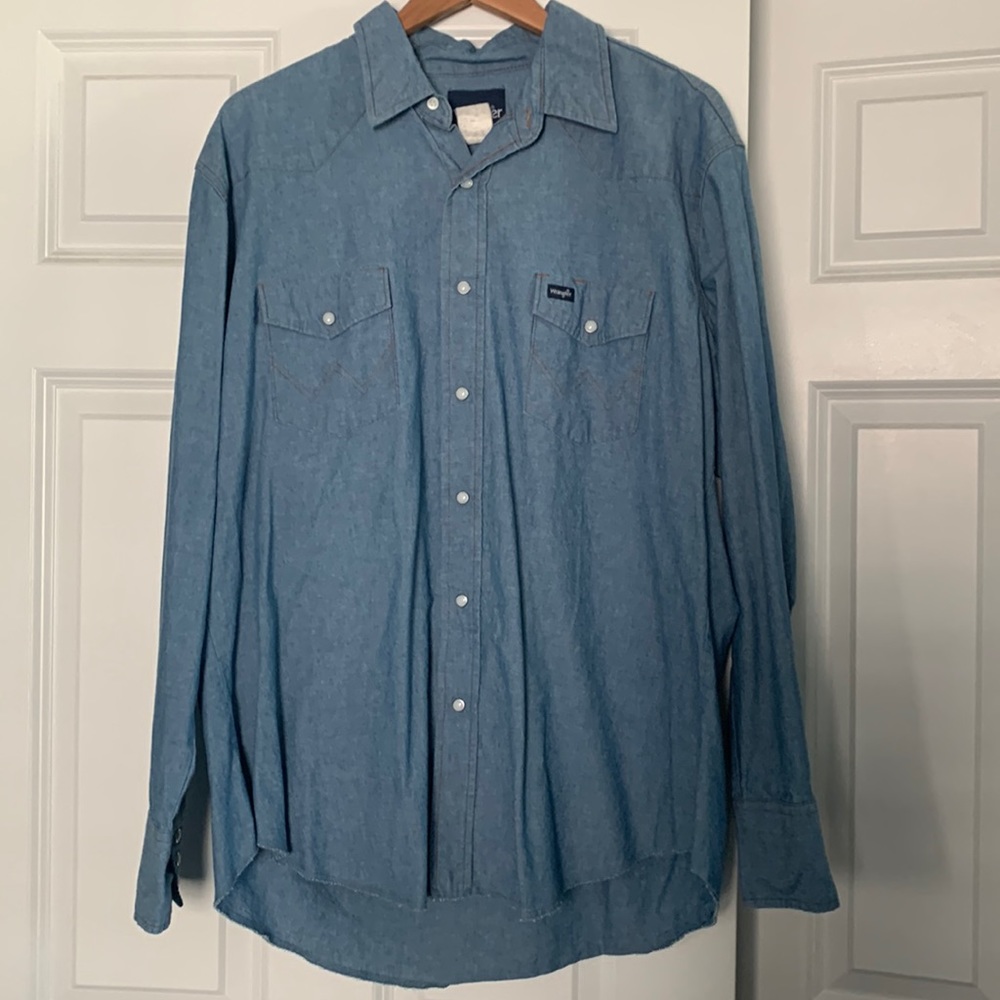 Vintage Men’s Wrangler Western Button Down